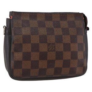 LOUIS VUITTON Damier Ebene Trousse makeup Pouch